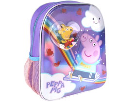Peppa Pig hátizsák konfettivel és szivárvánnyal