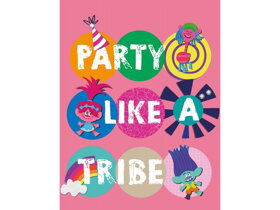 Rózsaszín gyerekpléd Trollok