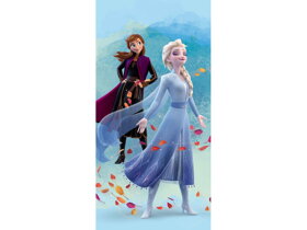 Lány strandtörölköző Frozen II Anna és Elsa