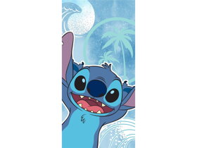 Kék strandtörölköző Lilo és Stitch