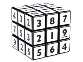 White Sudoku Cube