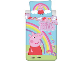 Peppa Pig Rainbow ágyneműhuzat szett