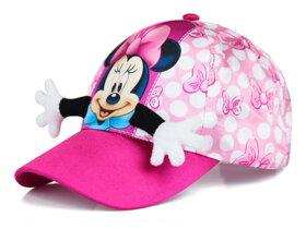 Minnie Mouse lány 3D siltes sapka - 52-es méret