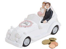 Pokladnička svadobné auto