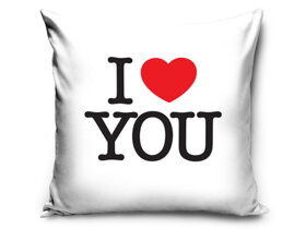 Romantikus I Love You párna