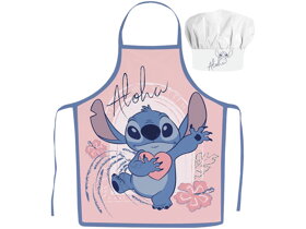 Stitch Aloha gyermek kötény és szakácssapka szett