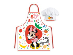 Gyermek kötény sapkával Minnie Mouse So Sweet