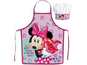 Disney Minnie gyermek kötény és szakácssapka szett
