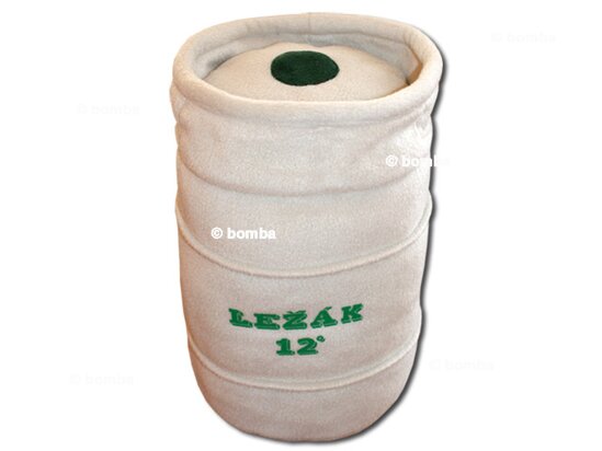 Sörhordó alakú párna