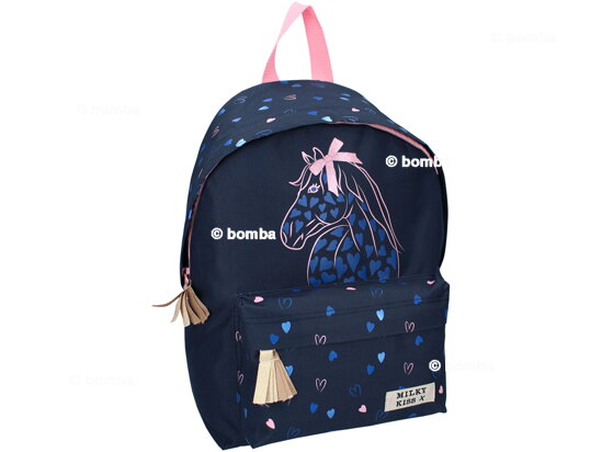 Kék Milky Kiss hátizsák lóval
