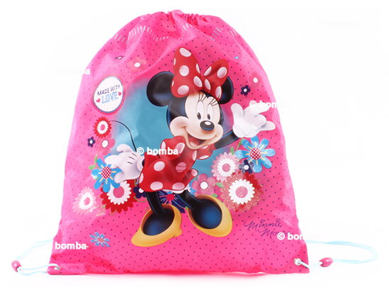 Tornazsák Minnie Mouse virágokkal
