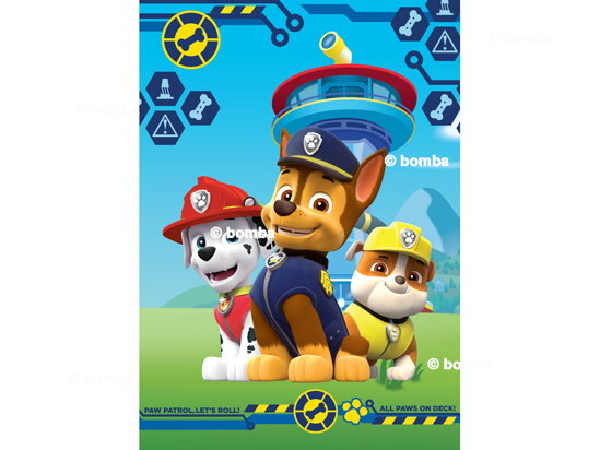 Gyerekpléd Paw Patrol Minden mancs a fedélzeten