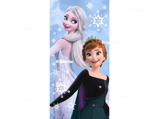 Strandtörölköző Frozen Elsa és Anna