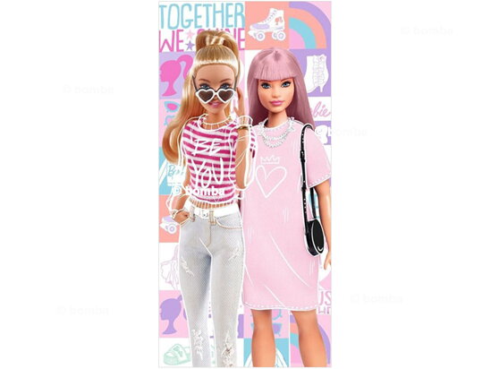 Gyerek strandtörölköző Barbie Together