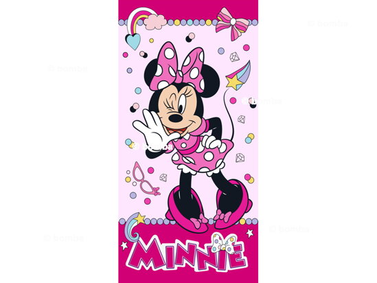Rózsaszín strandtörölköző Minnie Mouse