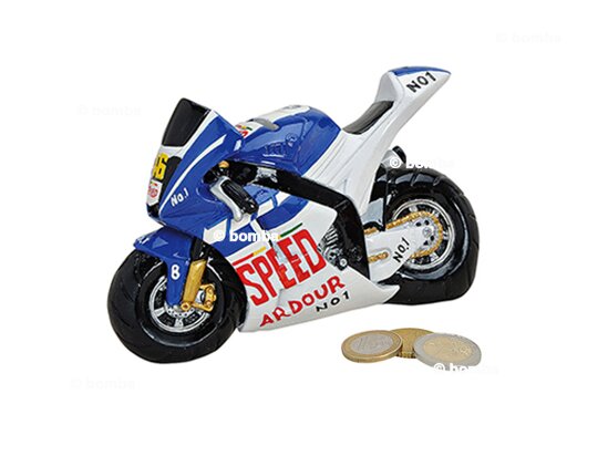 Kék-fehér motoros persely