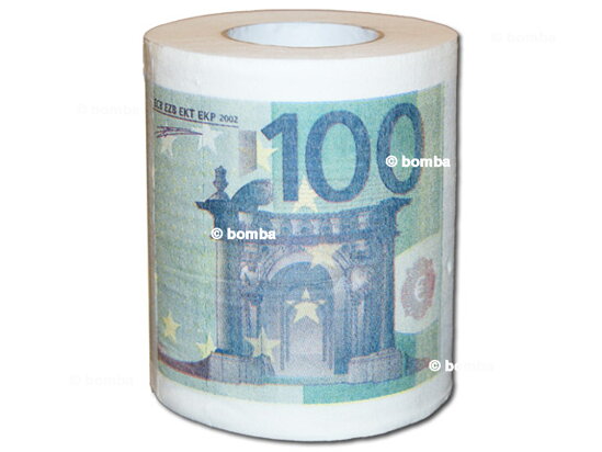 100 eurós toalettpapír