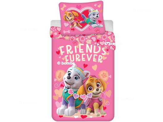 Mancs őrjárat Friends Furever ágyneműhuzat szett