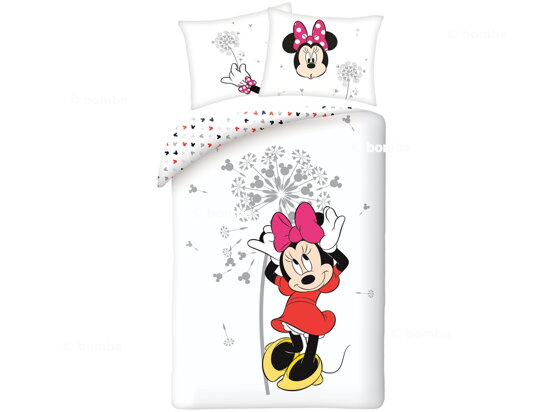 Minnie Mouse Flower ágyneműhuzat szett