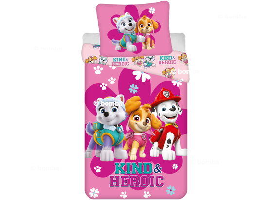 Paw Patrol ágyneműhuzat szett kislányoknak