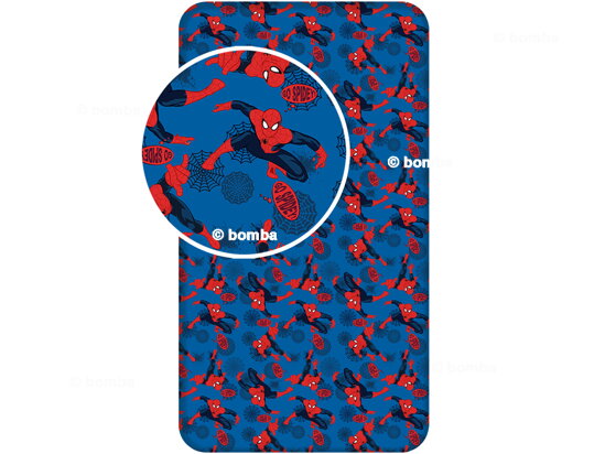 Gyerek gumis lepedő Spiderman