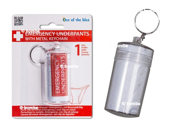 Sürgősségi bugyi kulcstartón