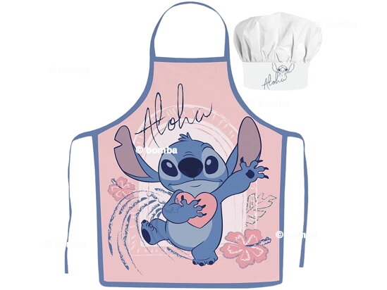 Stitch Aloha gyermek kötény és szakácssapka szett