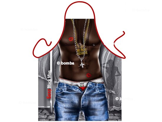 Kötény Szexi fekete férfi