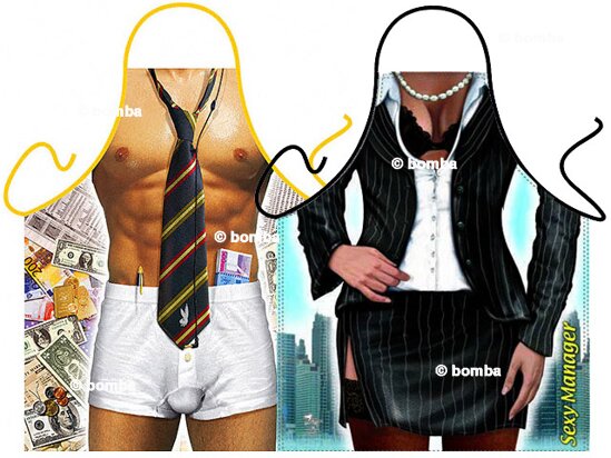 Kötény Bizniszmen és Szexi menedzsernő